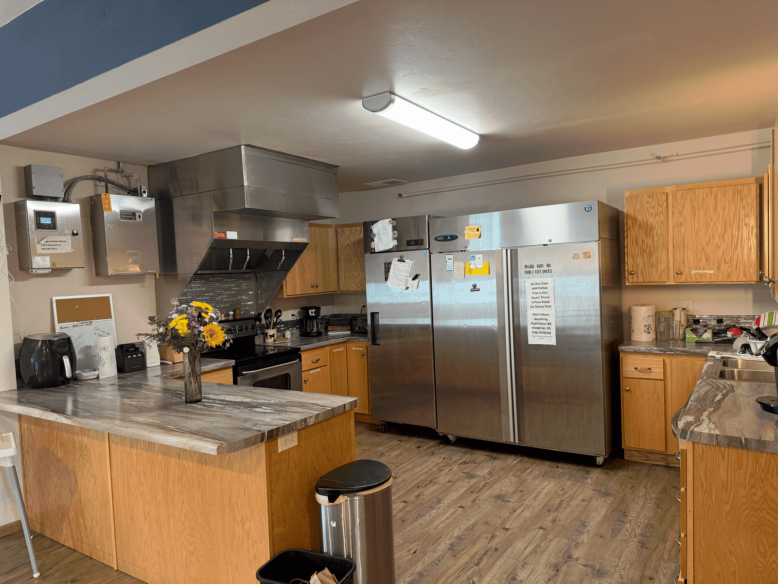 Kitchen space available for community use